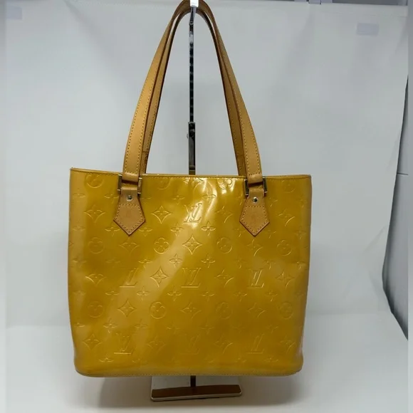 Louis Vuitton Vernis Houston Bag Mustard #TH0978 - Picture 2 of 9